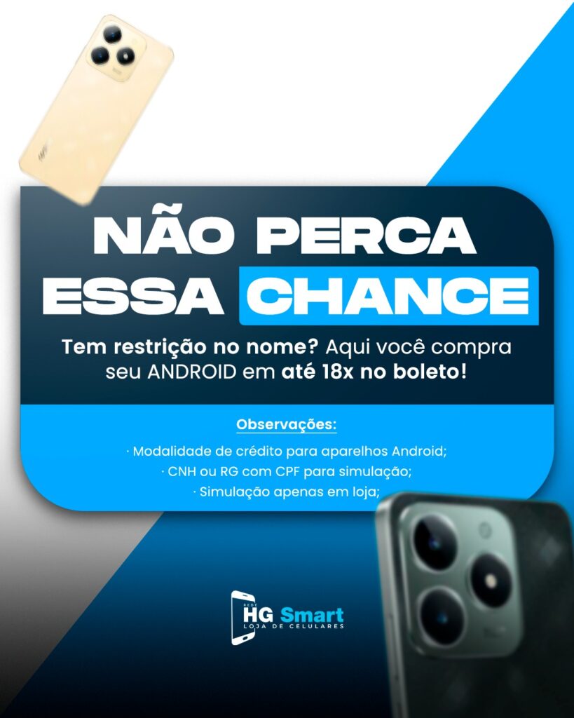 realme note 50 em 18x no boleto loja hg smart