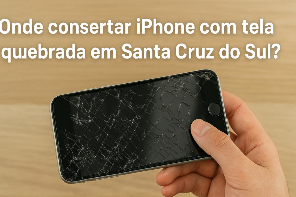 🍏 Onde consertar iPhone com tela quebrada em Santa Cruz do Sul – Rápido, confiável e com garantia ONDE CONSERTAR?
