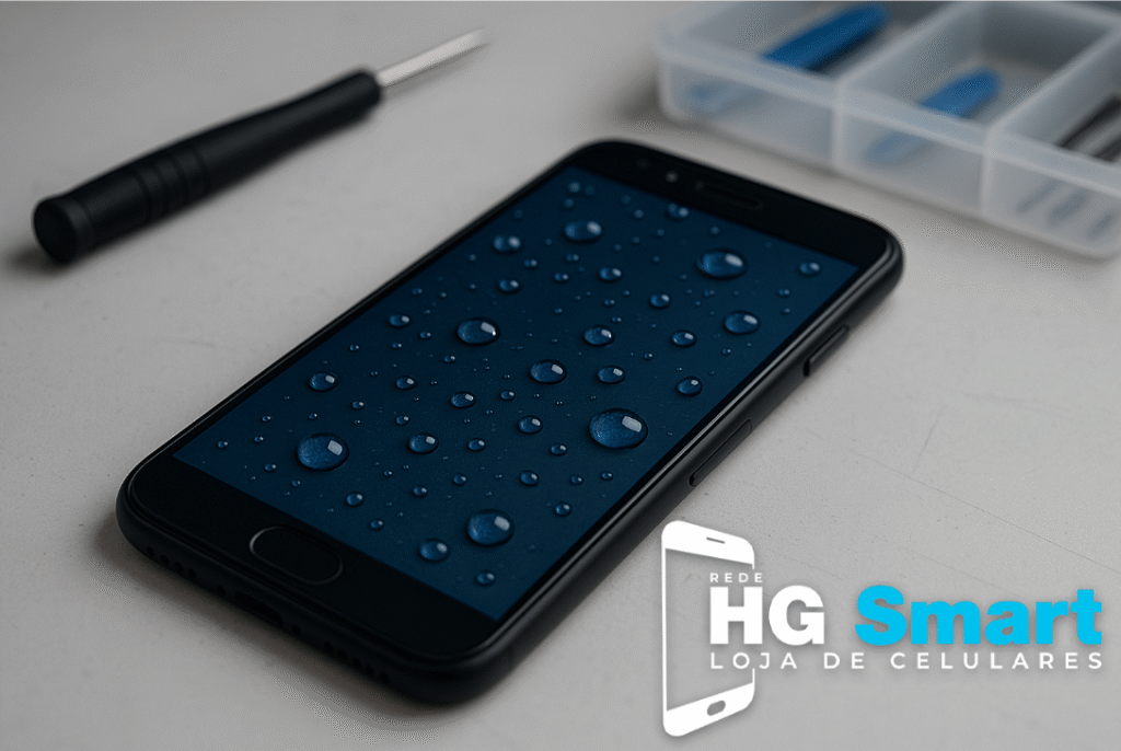 Celular molhou? Saiba onde fazer o reparo em Santa Cruz do Sul – Solução rápida e segura na HG Smart! MOLHOU
