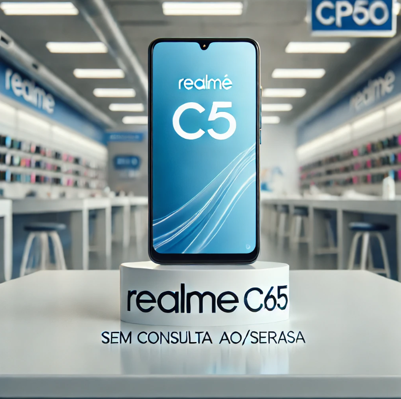 Onde comprar Realme C65 no boleto sem consulta SPC em Santa Cruz do Sul – Só na HG Smart! c65