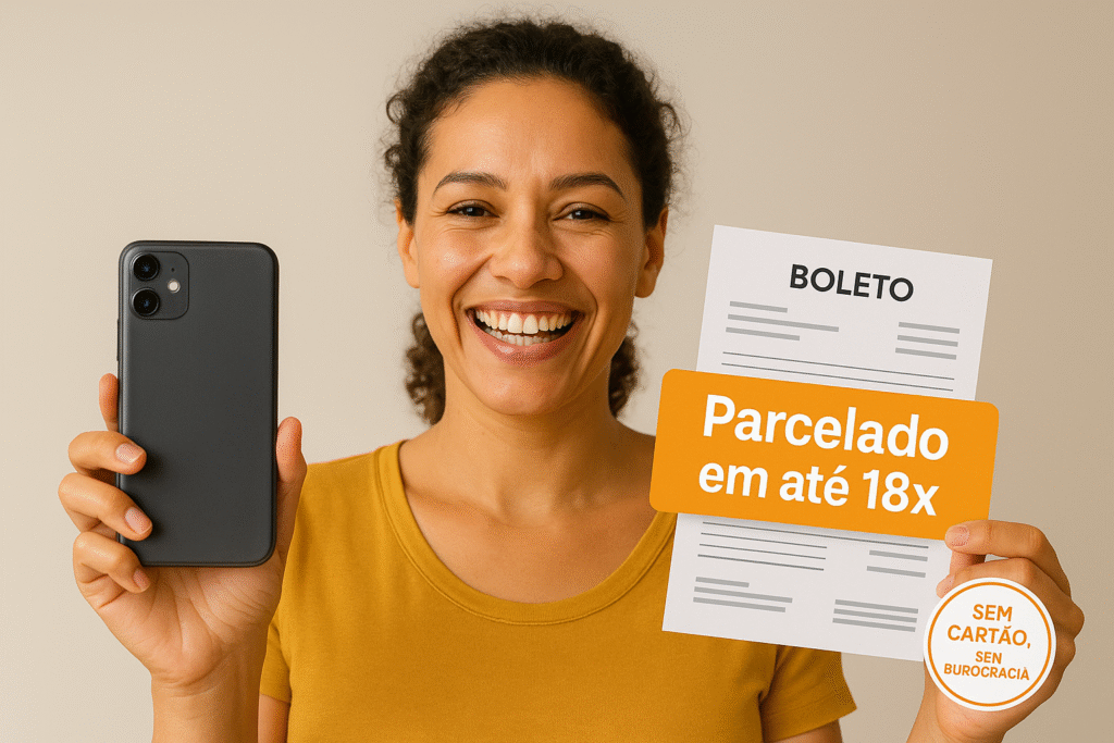 Celulares no boleto em até 18x em Santa Cruz do Sul? Só na HG Smart! BOLETO