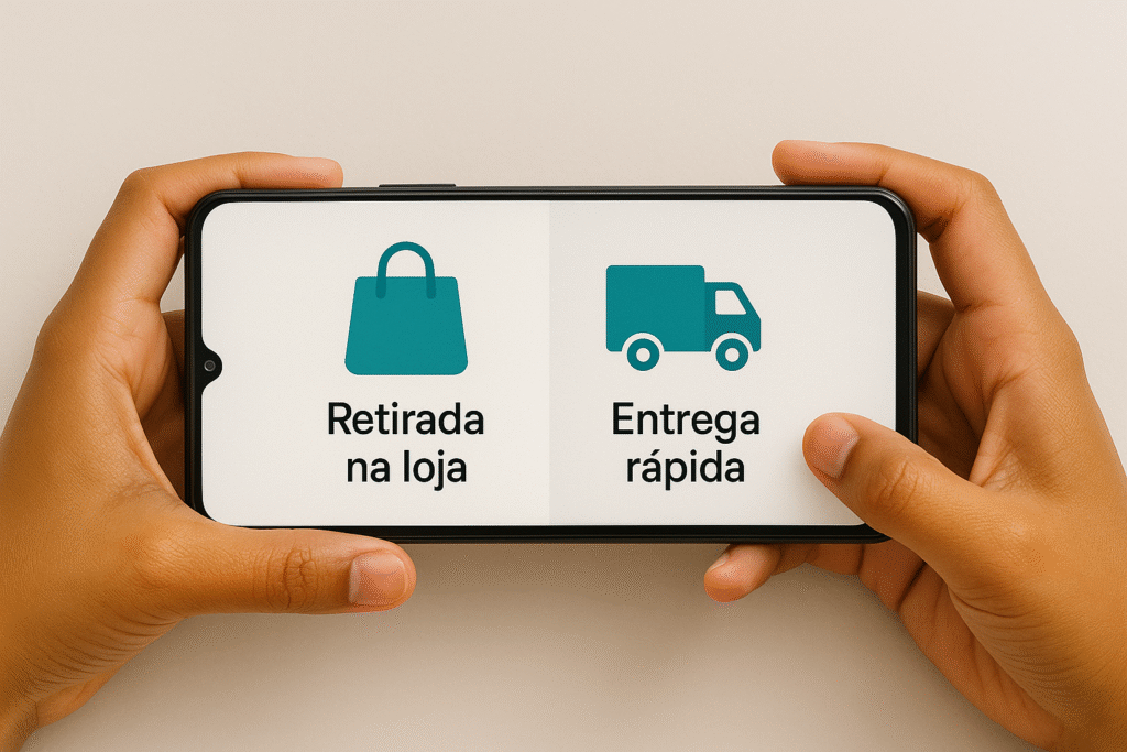 Compre celular no boleto e escolha: entregamos em Santa Cruz ou você retira na hora! cartao