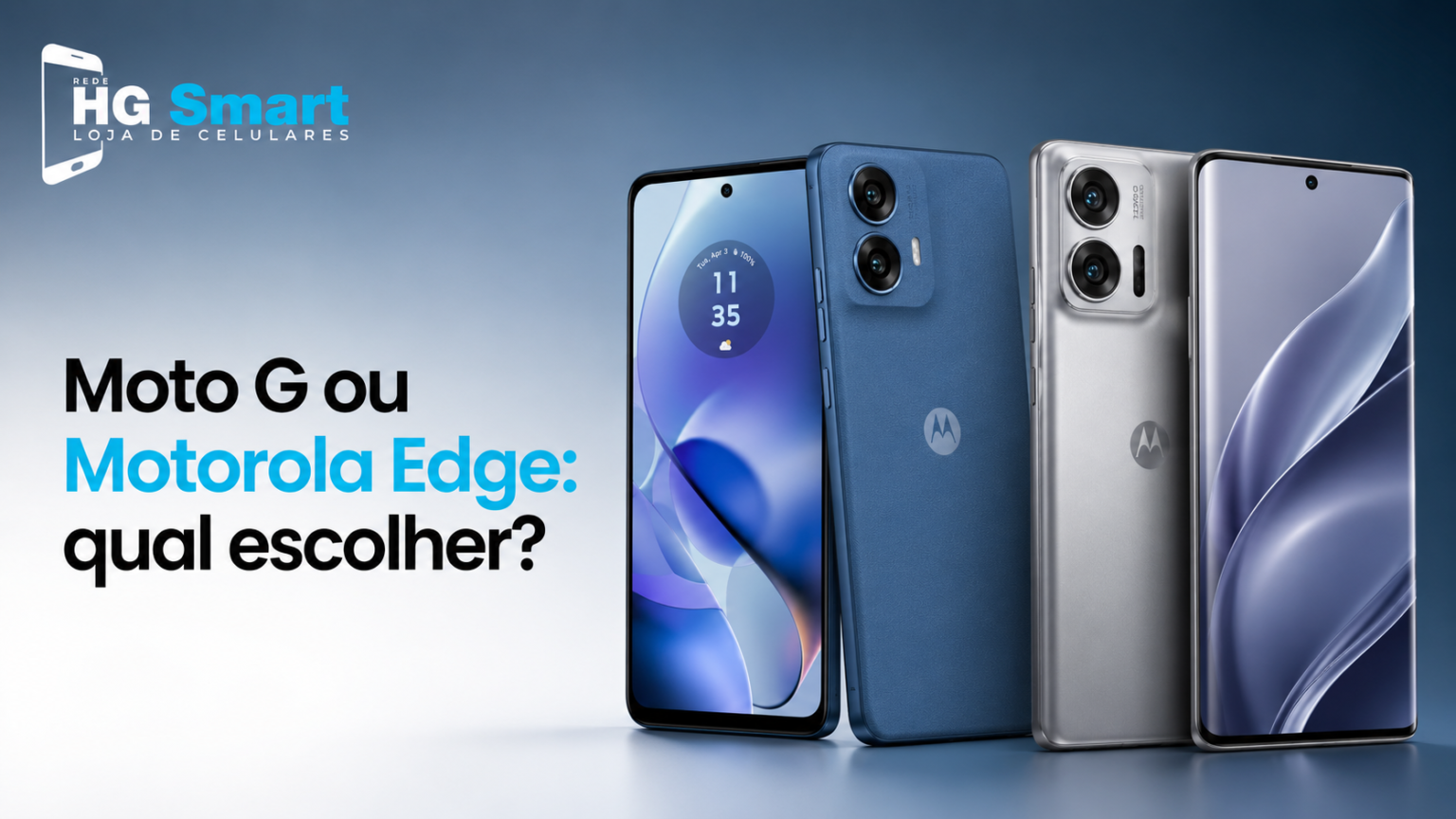Moto G ou Motorola Edge: qual escolher