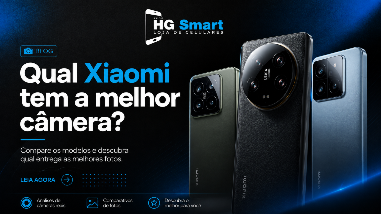 qual Xiaomi tem a melhor câmera